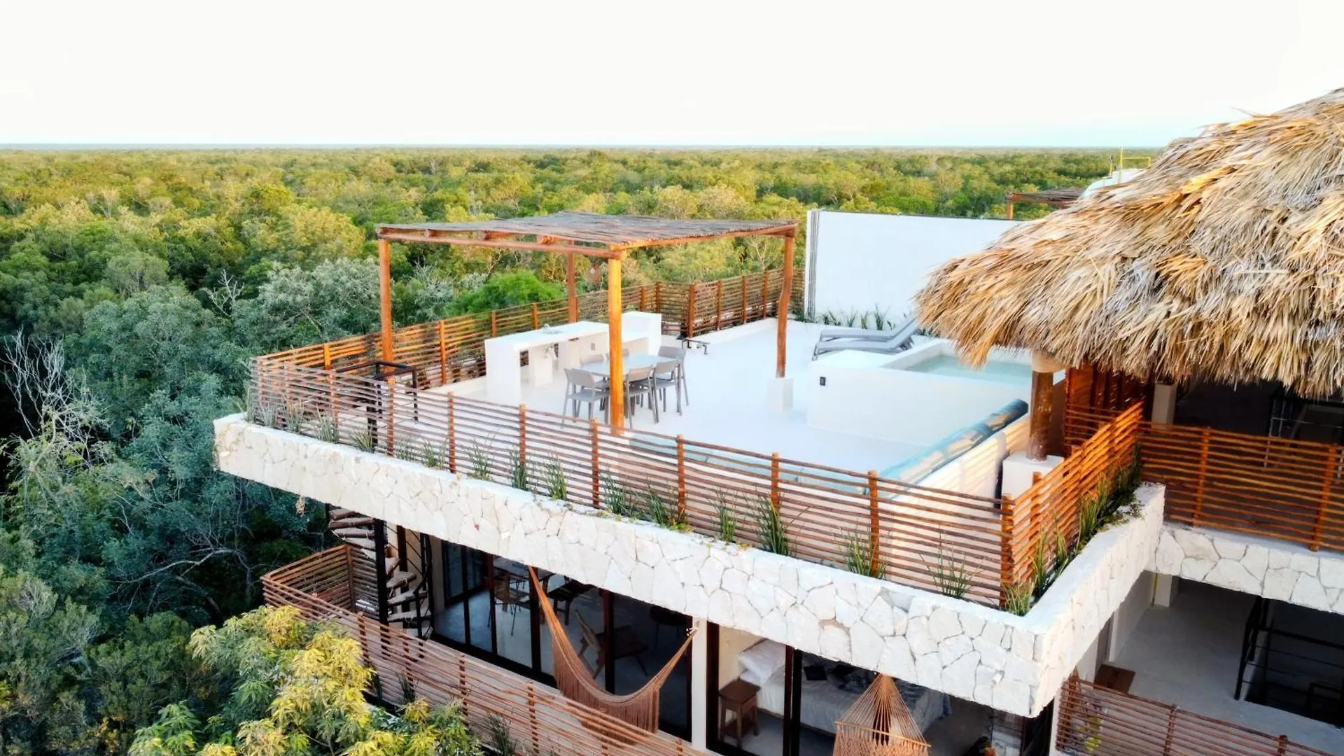 Private Rooftop Penthouse With Pool, Bbq & Jungle View Apartment Tulum Mexico